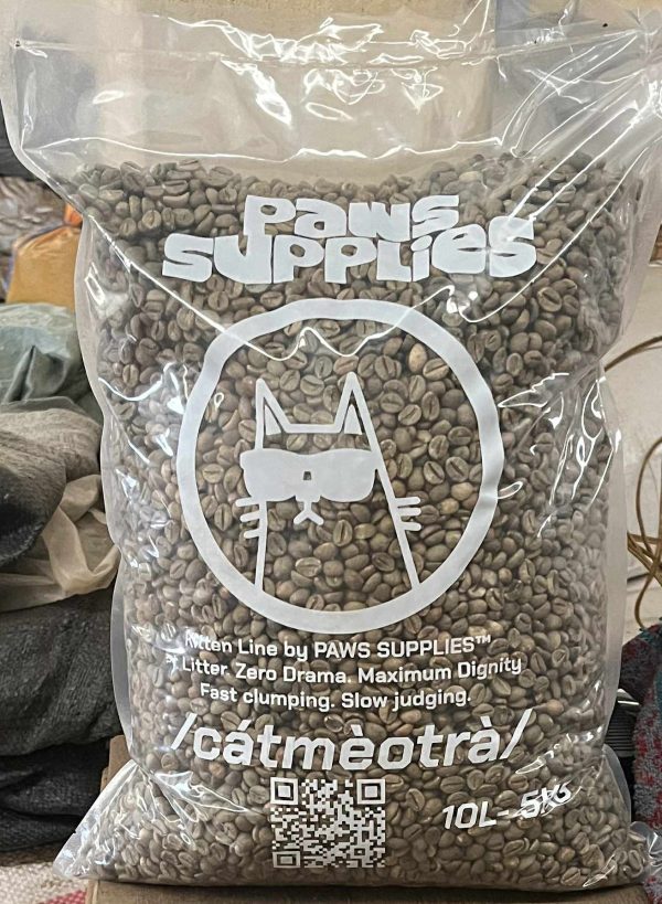 Cát mèo trà hạt nhỏ - 10L